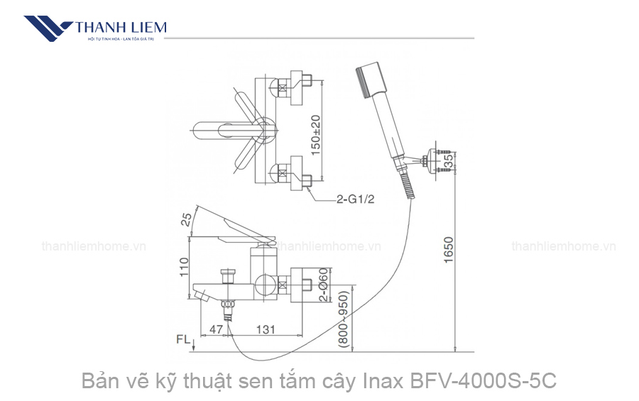 sen tam Inax BFV-4000S-5C