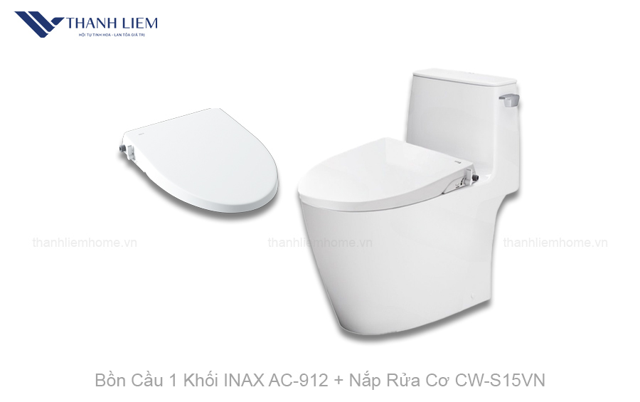 bon cau 1 khoi inax ac-912 nap rua co cw-s15vn