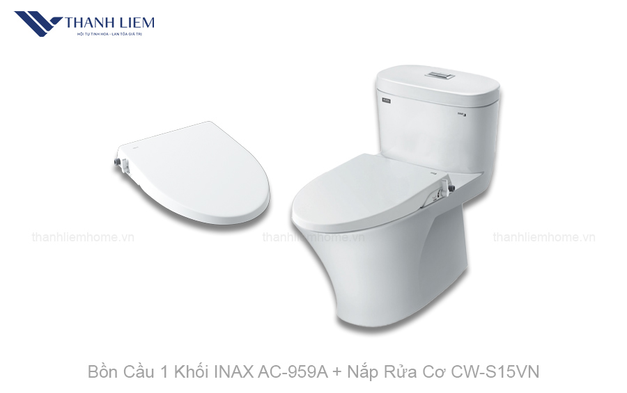bon cau 1 khoi inax ac-959a nap rua co cw-s15vn