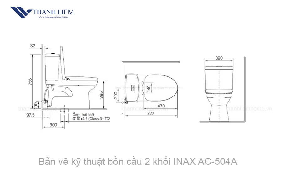 bon cau 2 khoi inax ac-504a nap rua co cw-s32vn-1