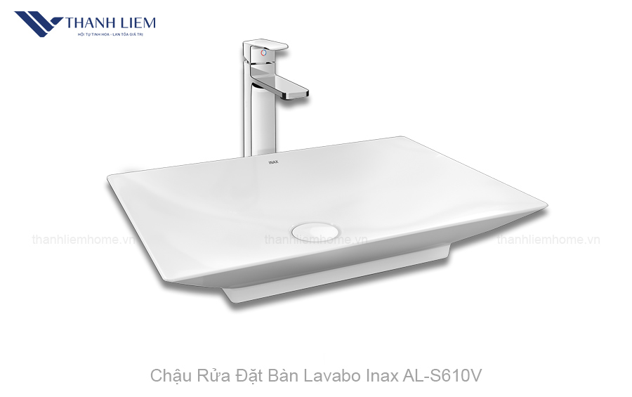 chau rua dat ban lavabo inax al-s610v