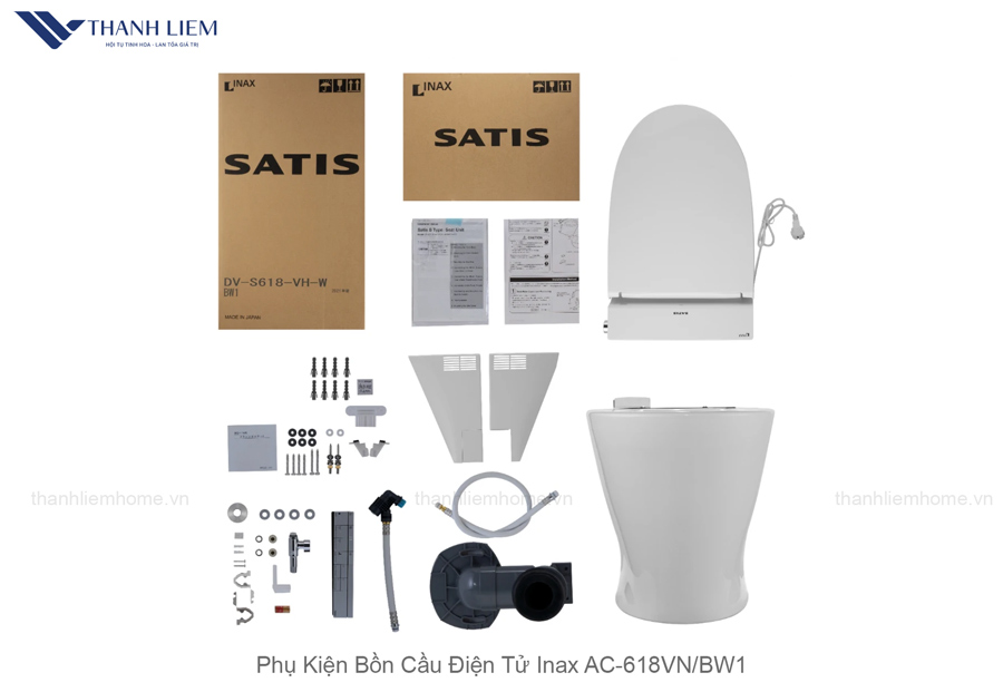 bon cau dien tu inax ac-618vn bw1