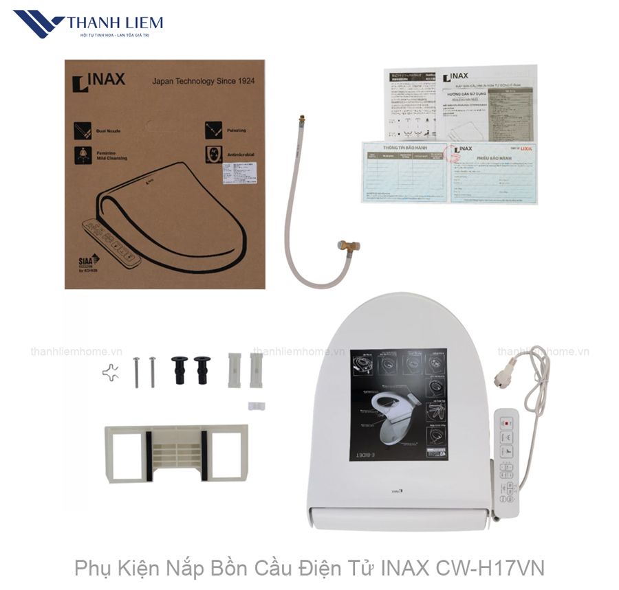 nap bon cau dien tu inax cw-h17vn