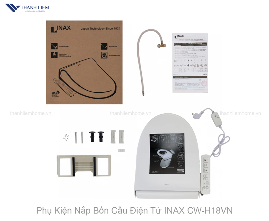nap bon cau dien tu inax cw-h18vn