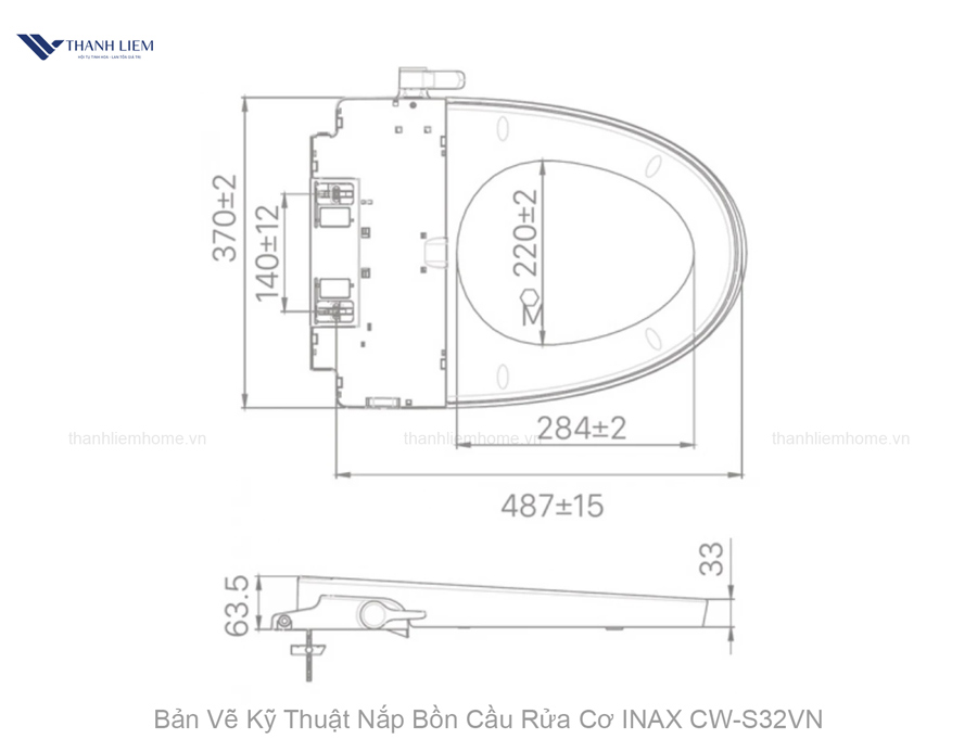 nap rua bon cau co inax cw-32vn