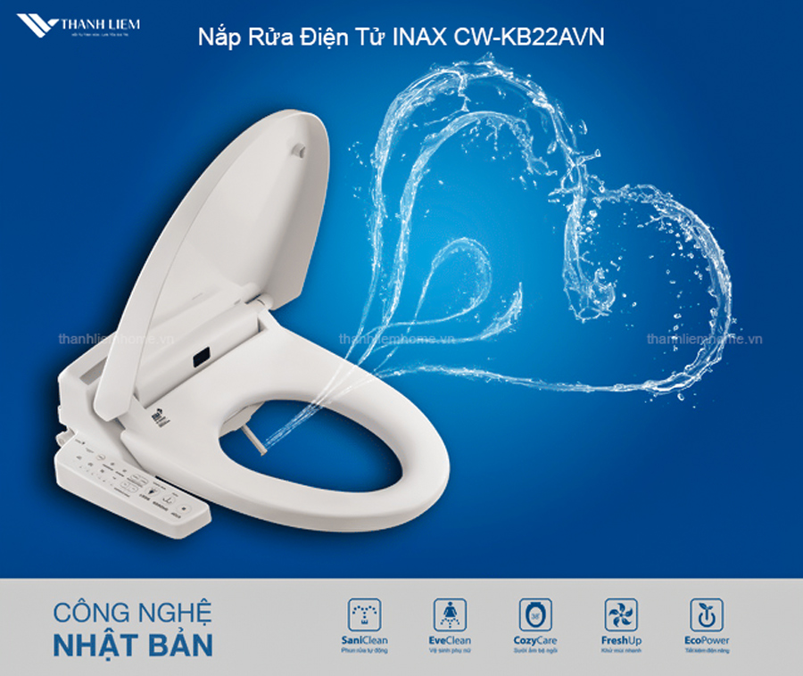 nap rua dien tu inax cw-kb22avn