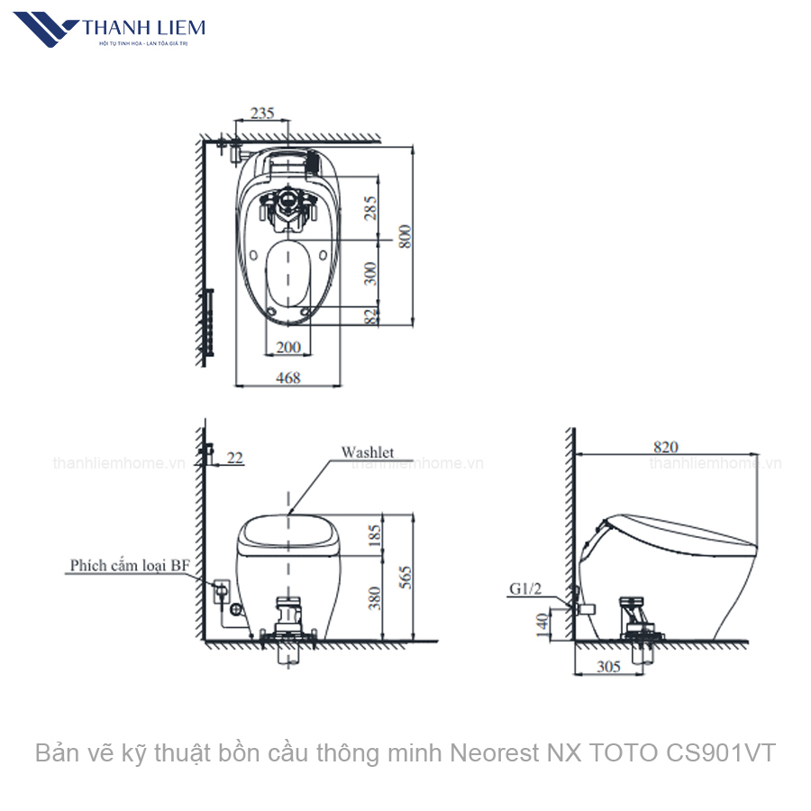 bon cau thong minh neoeost ii toto cs901vt