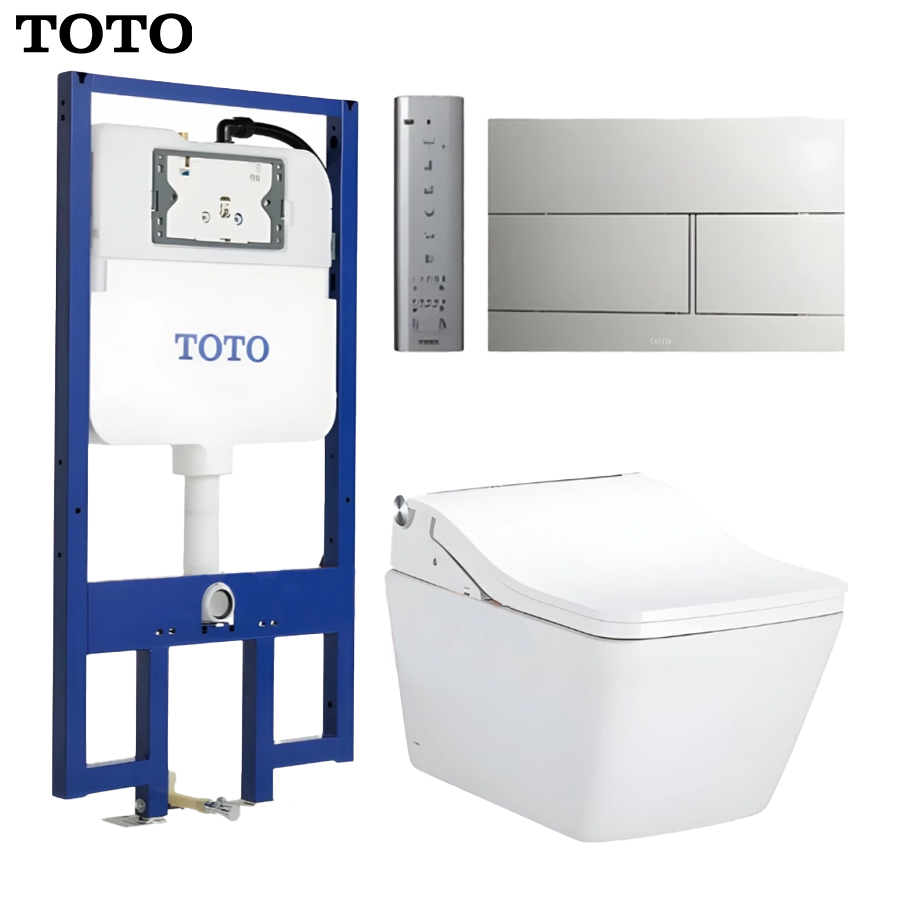 bon cau treo tuong toto cw522ea tich hop nap dong em tc804