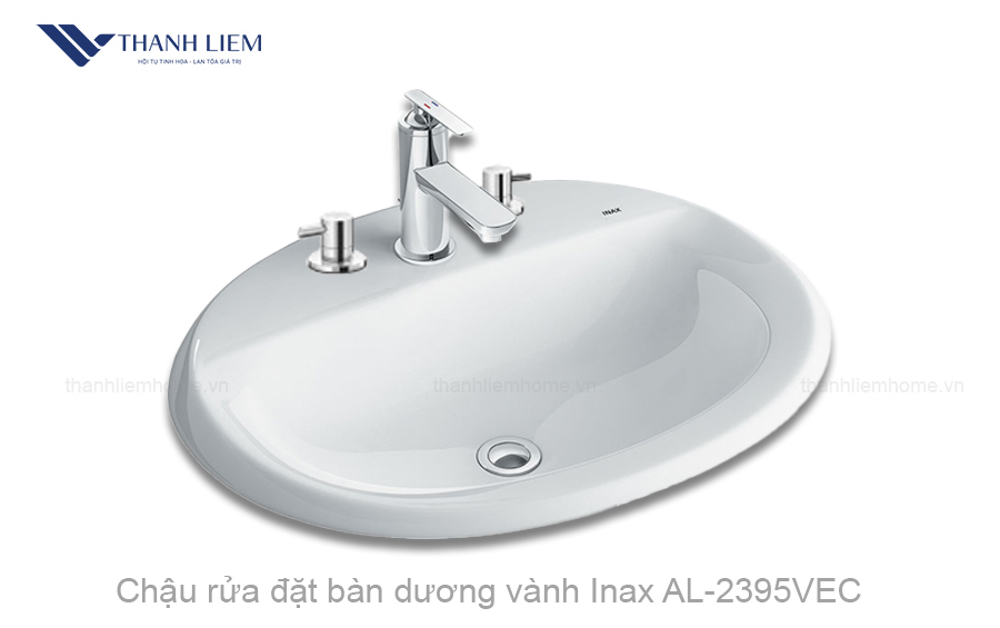 chau rua dat ban duong vanh inax al-2395vec