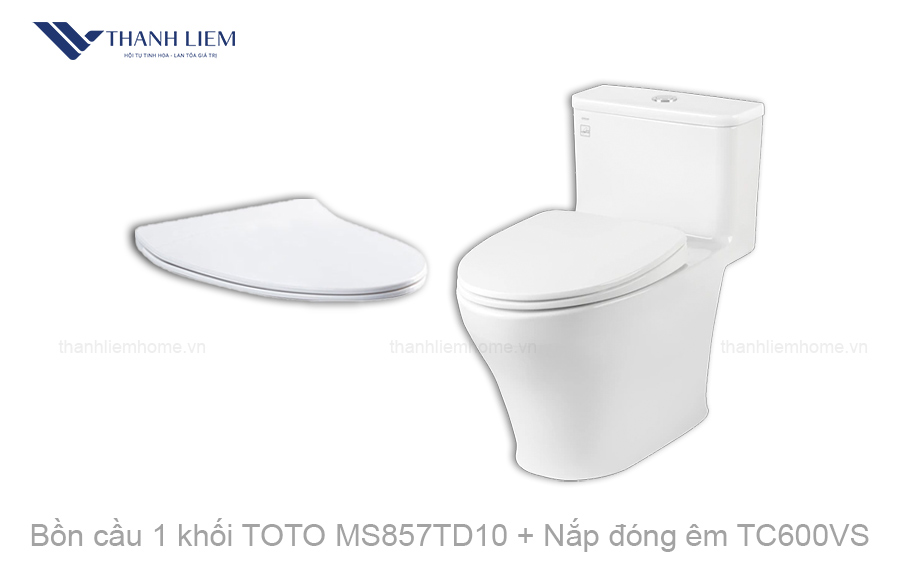 bon cau 1 khoi toto ms857td10 + nap dong em tc600vs