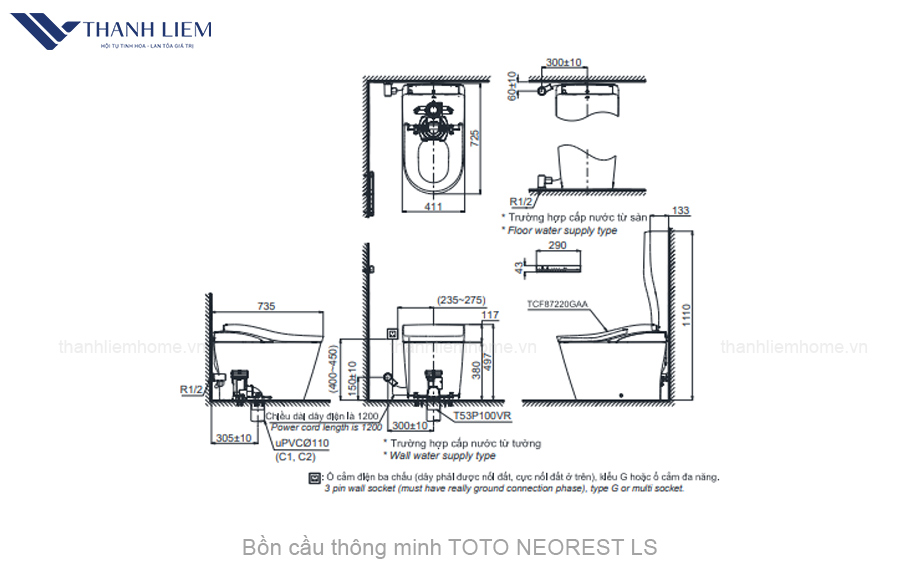 bon cau thong minh toto neorest ls