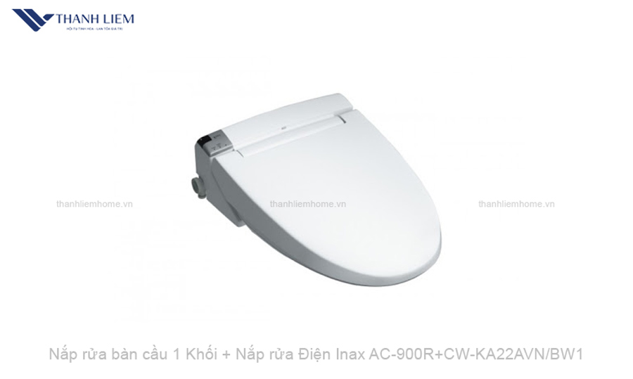 bon cau 1 khoi + nap rua dien tu Inax AC-919R+CW-KA22AVNBW1