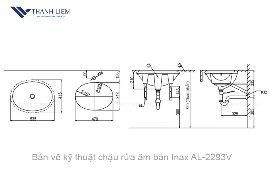 chau rua am ban inax al-2293v