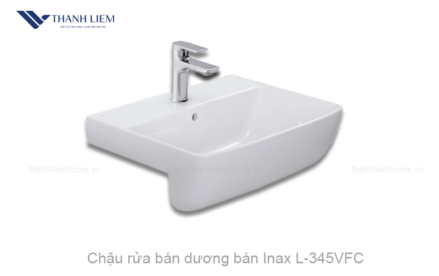 chau rua ban duong ban inax l-345vfc