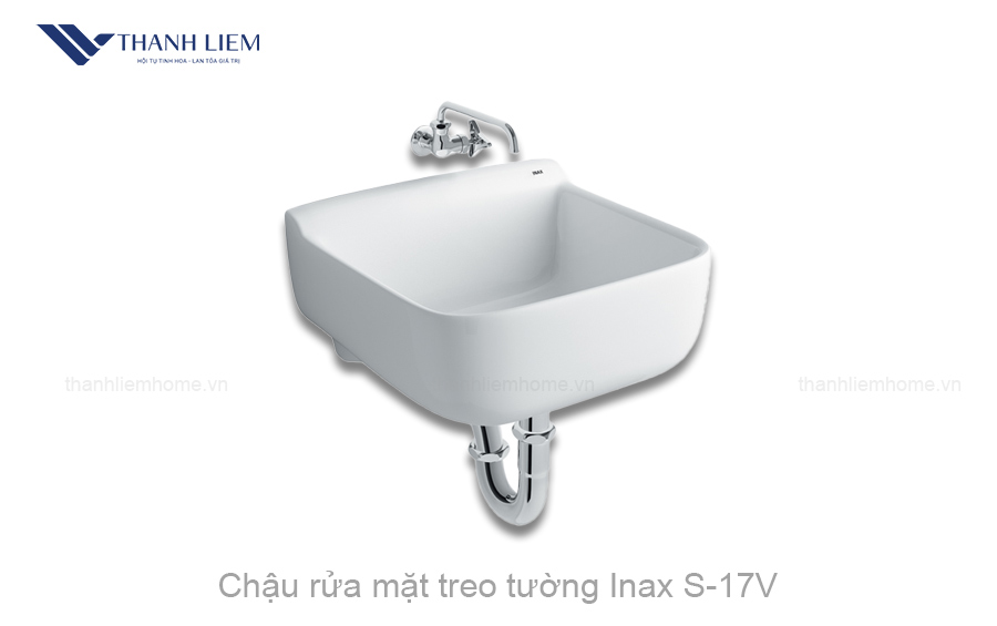chau rua mat treo tuong inax s-17v