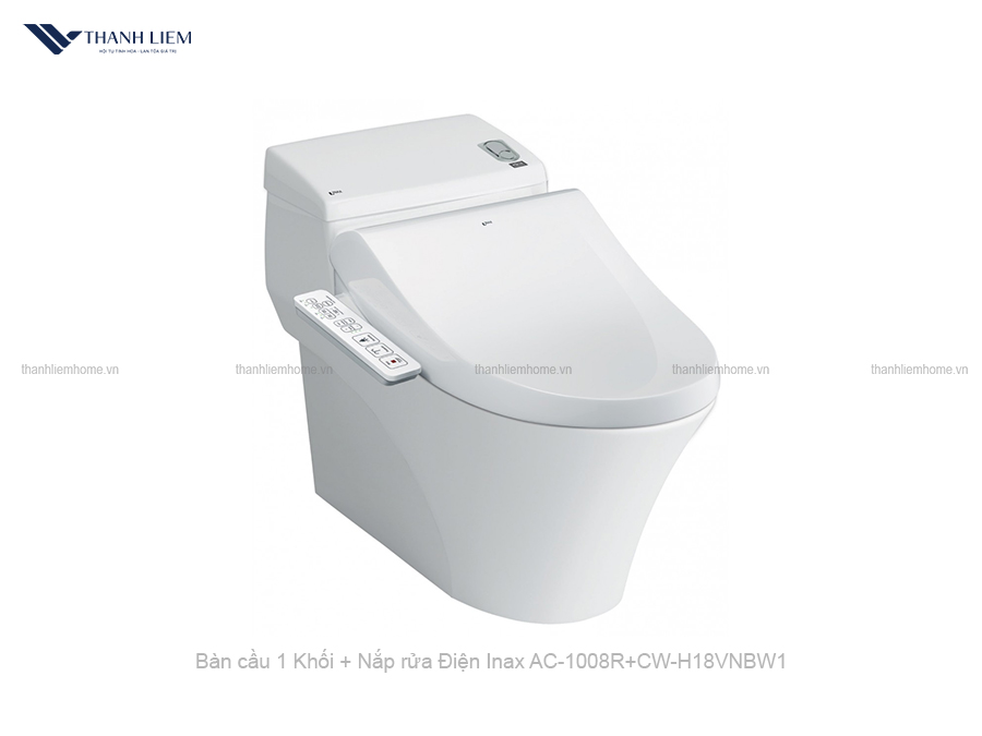 bon cau 1 khoi inax ac-1008R + nap rua dien cw-h18vn