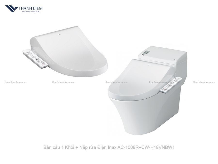 bon cau 1 khoi inax ac-1008R + nap rua dien cw-h18vn