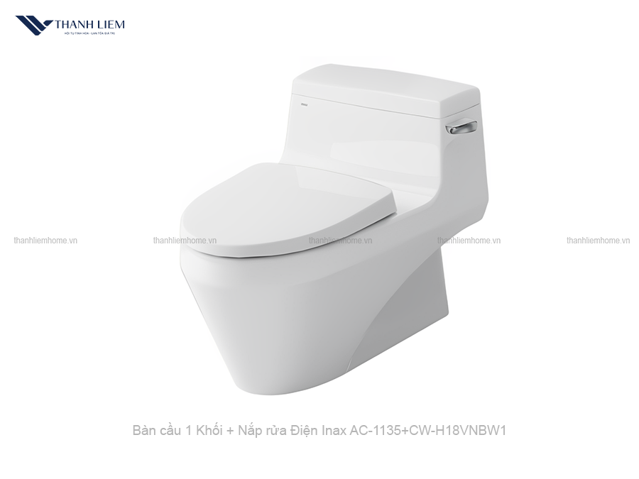bon cau 1 khoi inax ac-1135 + nap rua dien cw-h18vn