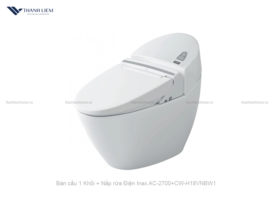 bon cau 1 khoi inax ac-2700 + nap rua dien cw-h18vn