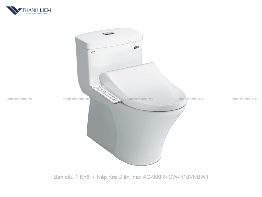bon cau 1 khoi inax ac-900r + nap rua dien cw-h18vn