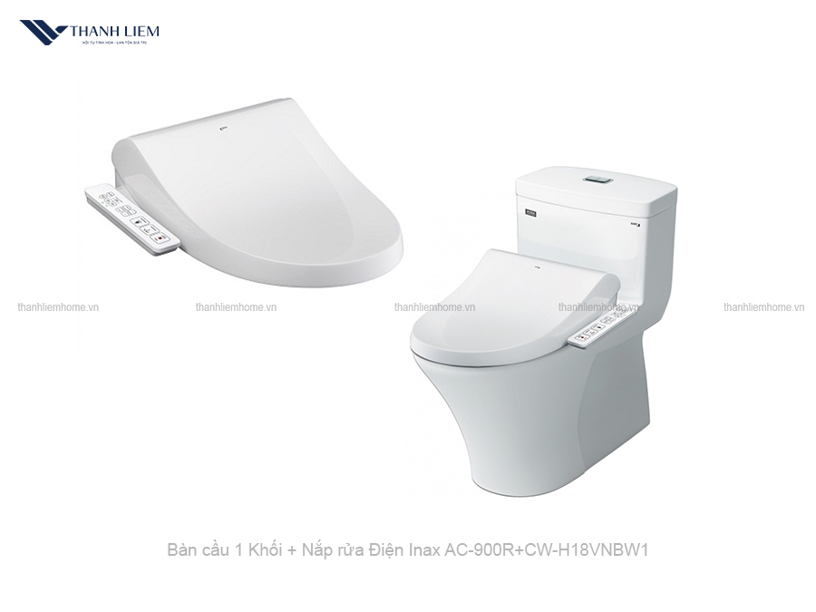 bon cau 1 khoi inax ac-900r + nap rua dien cw-h18vn
