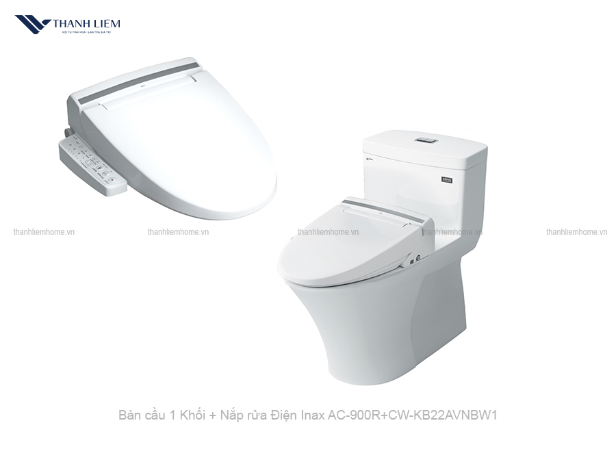 bon cau 1 khoi inax ac-900r + nap rua dien cwkb22avn