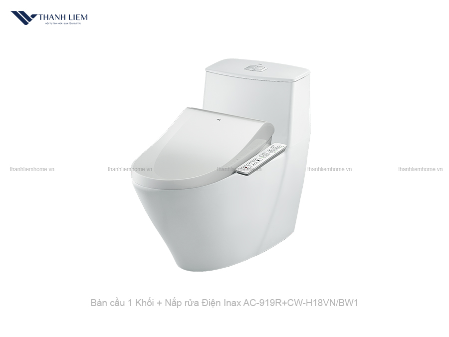bon cau 1 khoi inax ac-919r + nap rua dien cw-h18vn