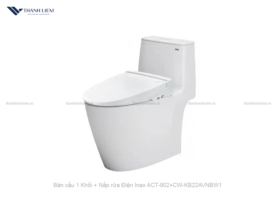 bon cau 1 khoi inax act-902 + nap rua dien cw-kb22avn