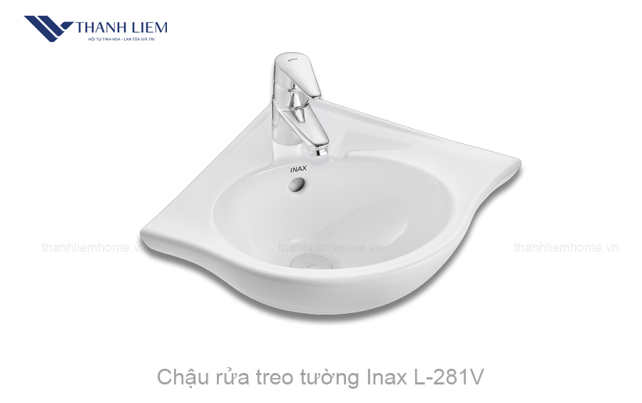 chau rua mat treo tuong inax l-281v