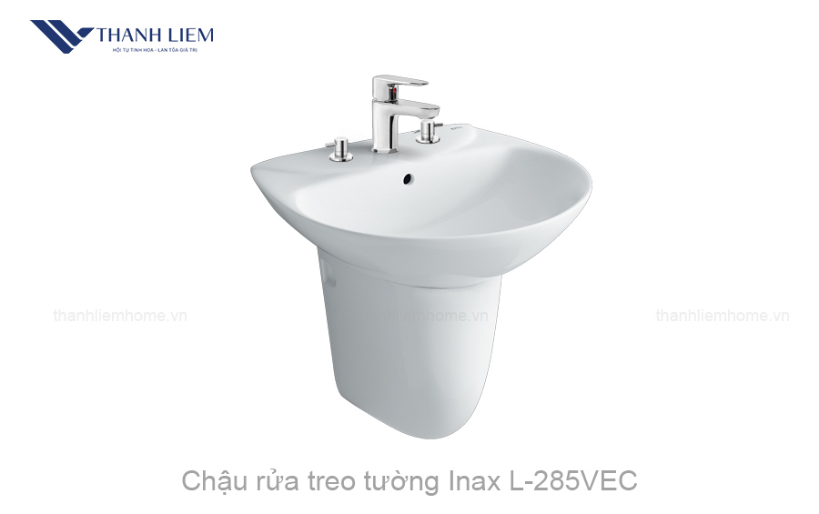 chau rua mat treo tuong inax l-285vec