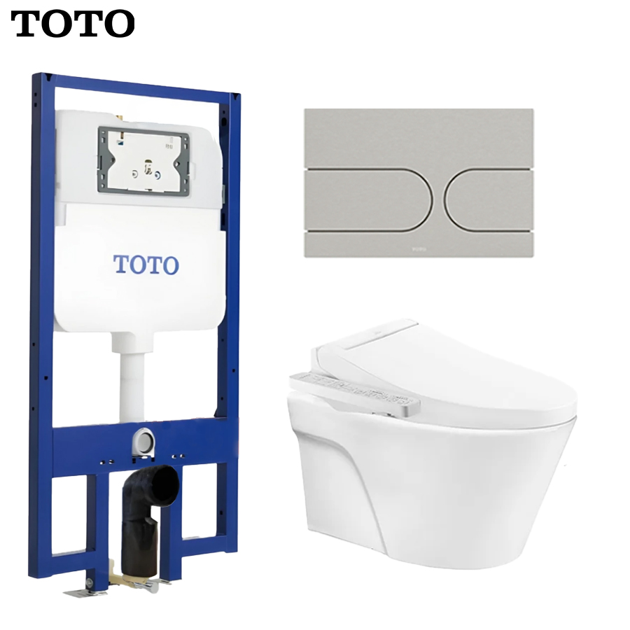 bon cau treo tuong toto cw822rea kem nap dien tu tcf23410aaa