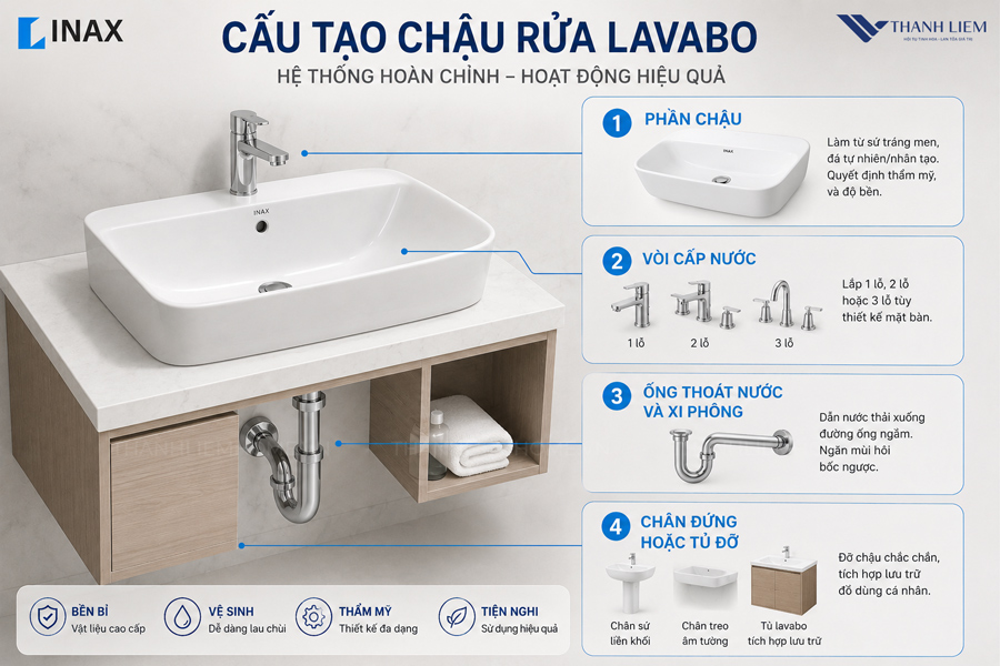 cau tao cua chau rua lavabo
