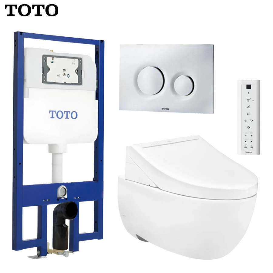 bon cau treo tuong toto cw812ra kem nap rua dien tcf24410aaa