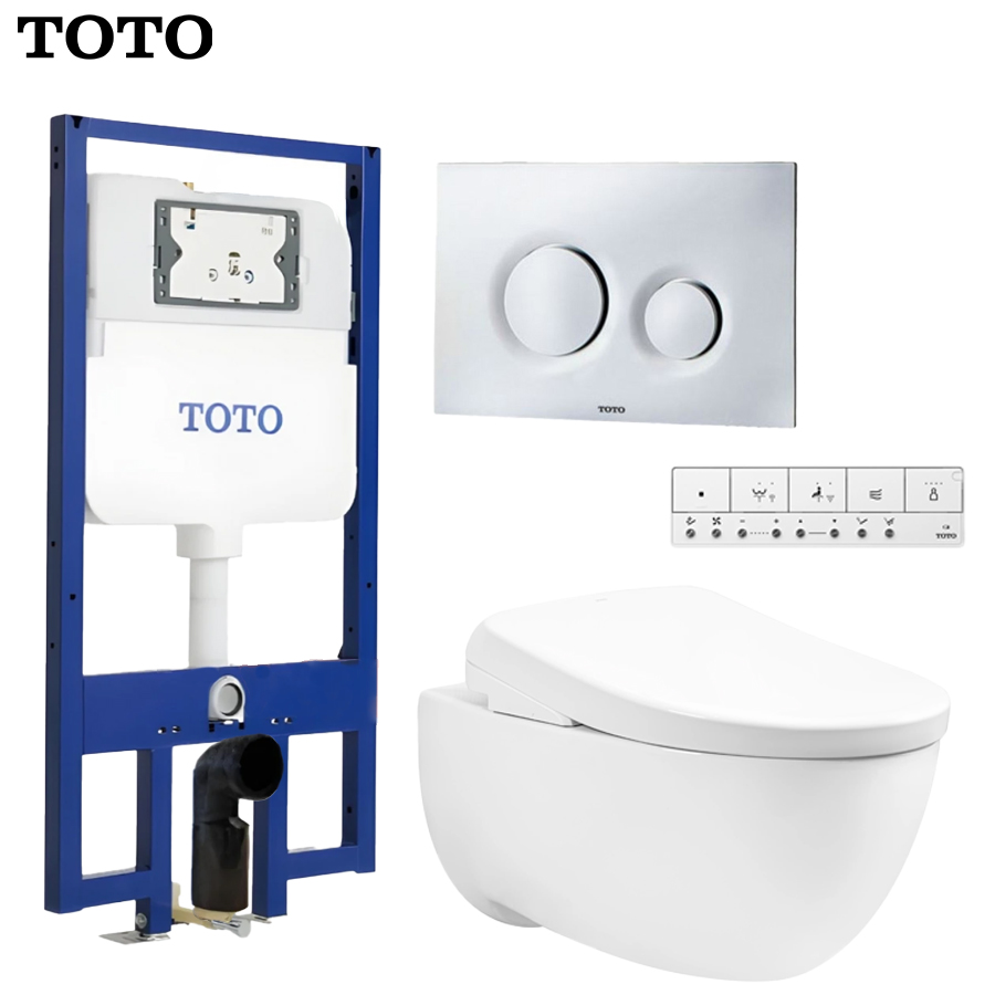 bon cau treo tuong toto cw812ra kem nap rua dien tcf47360gaa