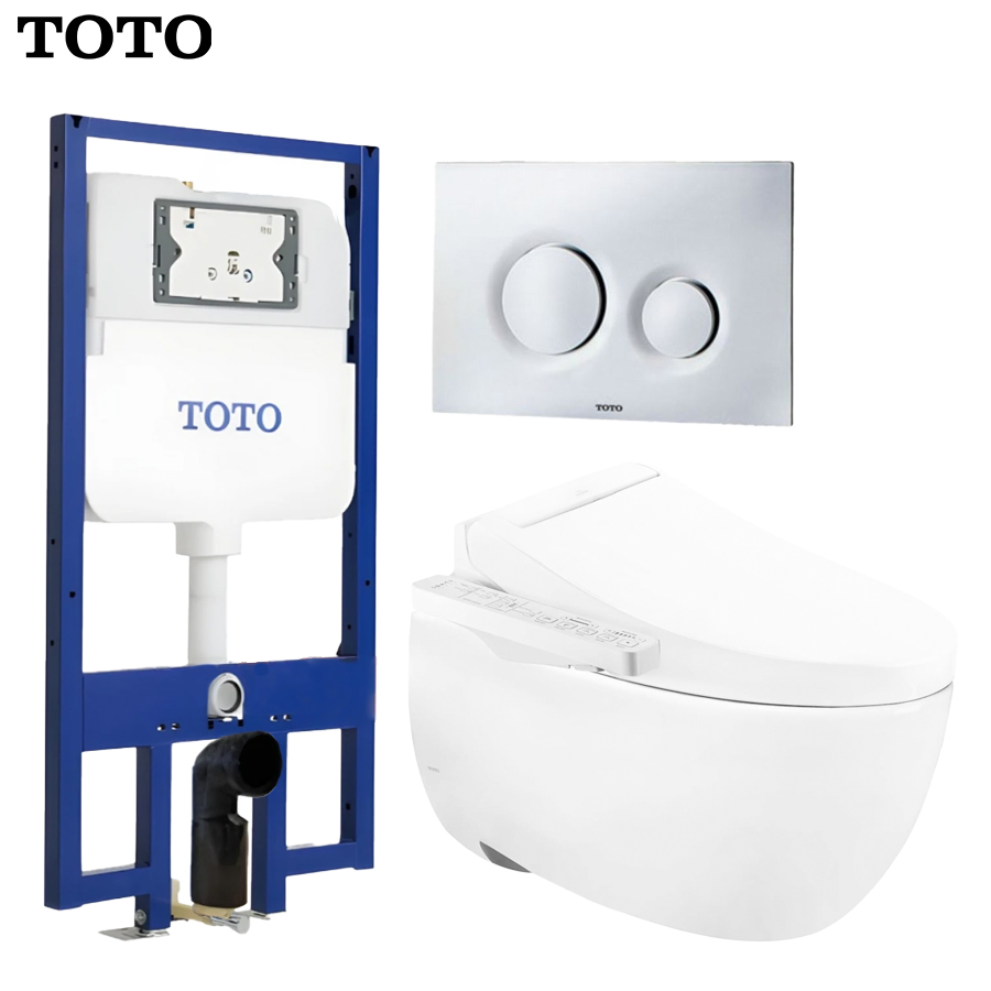 bon cau treo tuong toto cw812rea kem nap rua dien tcf23460aaa