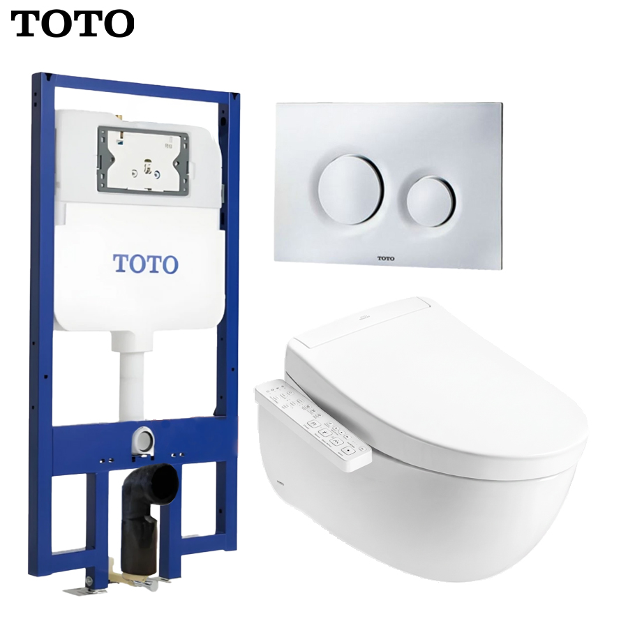 bon cau treo tuong toto cw812rea kem nap rua dien tcf33461gaa