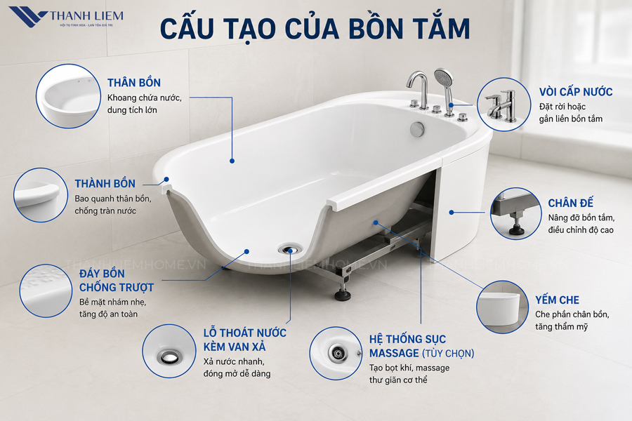 cau tao co ban cua bon tam