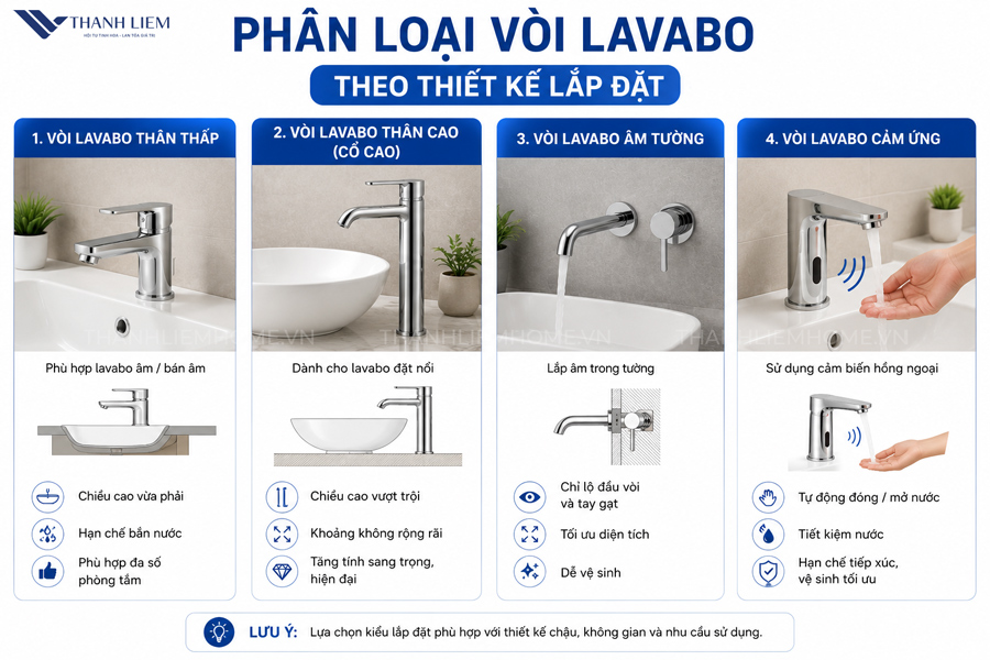 cac loai voi lavabo pho bien hien nay