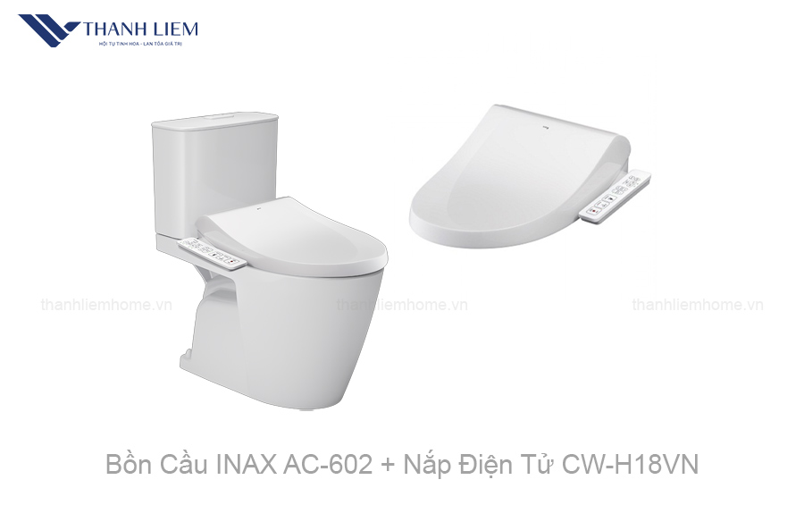 bon cau inax ac-602 nap dien tu cwh18vn