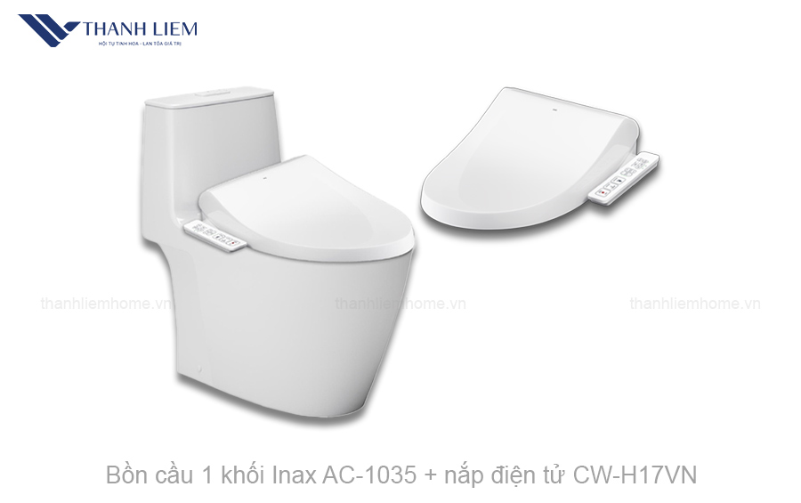 bon cau 1 khoi inax ac-1035 nap dien tu cwh17vn