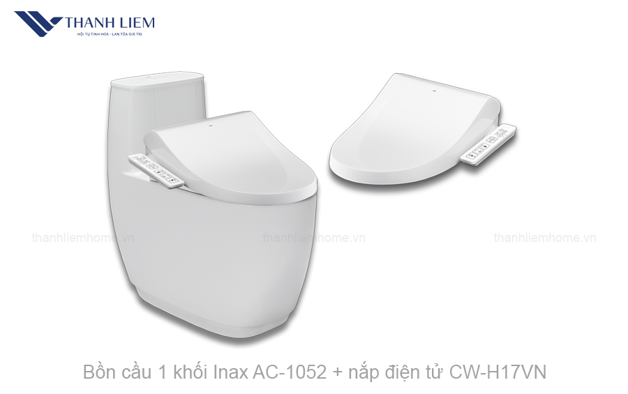 bon cau 1 khoi inax ac-1052 nap dien tu cwh17vn