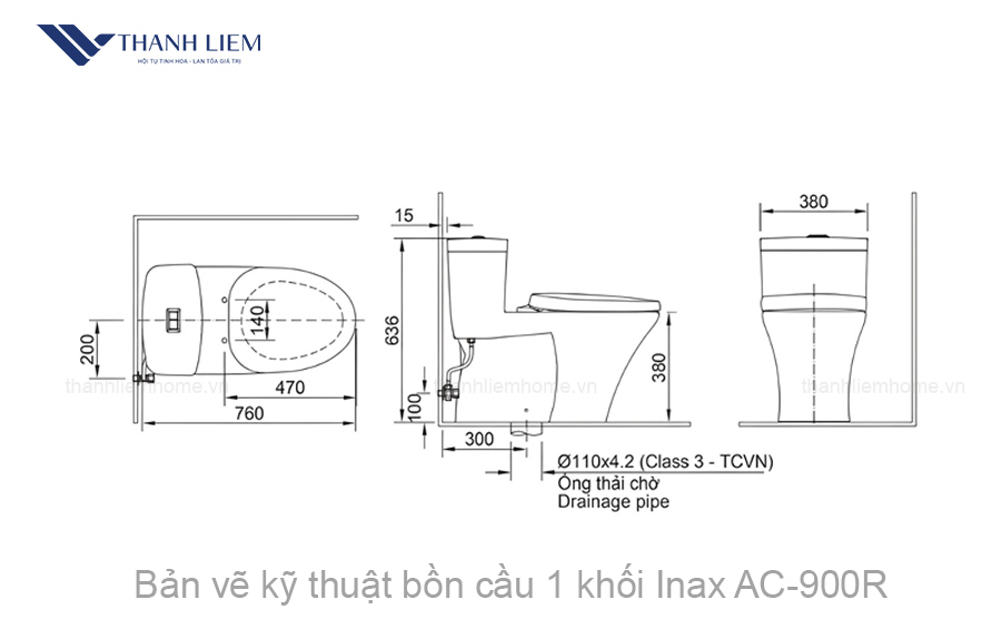 bon cau 1 khoi inax ac-900r nap dien tu cwh17vn