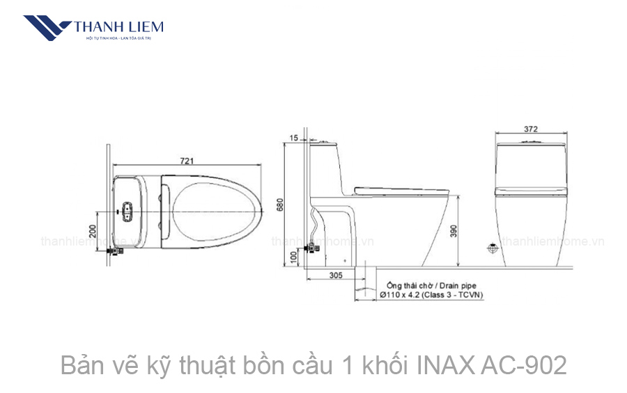 bon cau 1 khoi inax ac-902 nap dien tu cwh17vn
