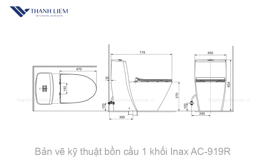 bon cau 1 khoi inax ac-919r nap dien tu cwh17vn