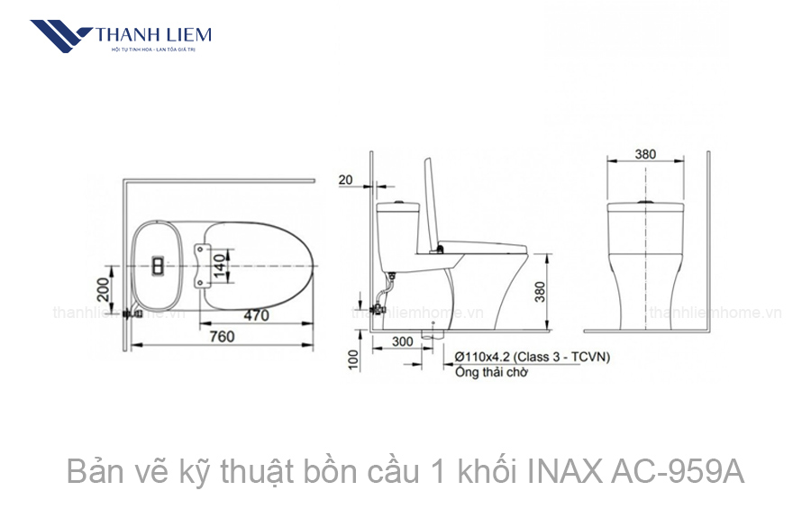 bon cau 1 khoi inax ac-959a nap dien tu cwh17vn