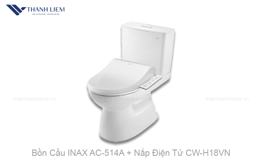 bon cau inax ac-514a nap dien tu cwh18vn