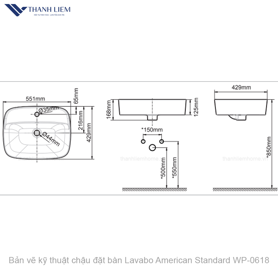 ban ve ky thuat chau dat ban american standard wp-0618