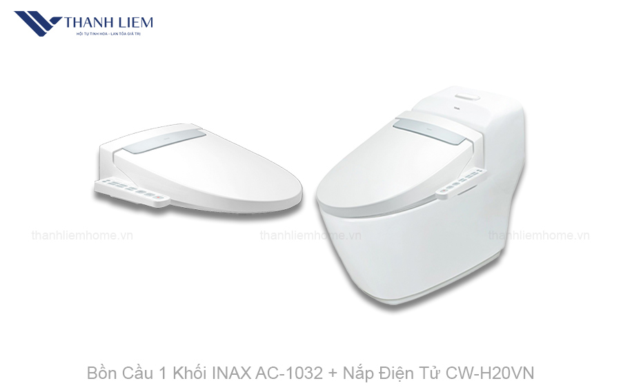 bon cau 1 khoi inax ac1032 nap dien tu cwh20vn