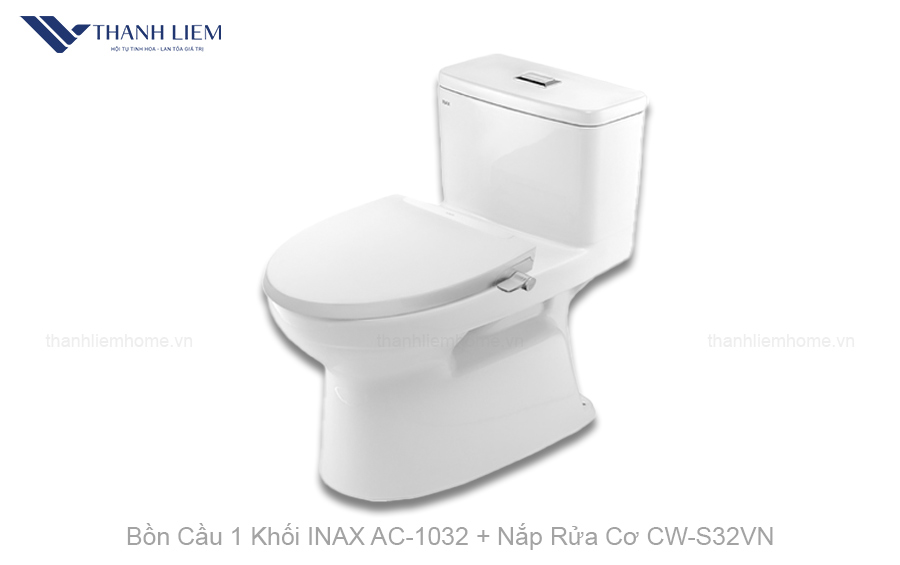 bon cau 1 khoi inax ac1032 nap rua co cws32vn