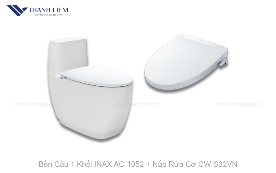 bon cau 1 khoi inax ac1052 nap rua co cws32vn